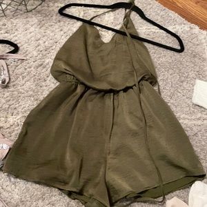 Open back romper